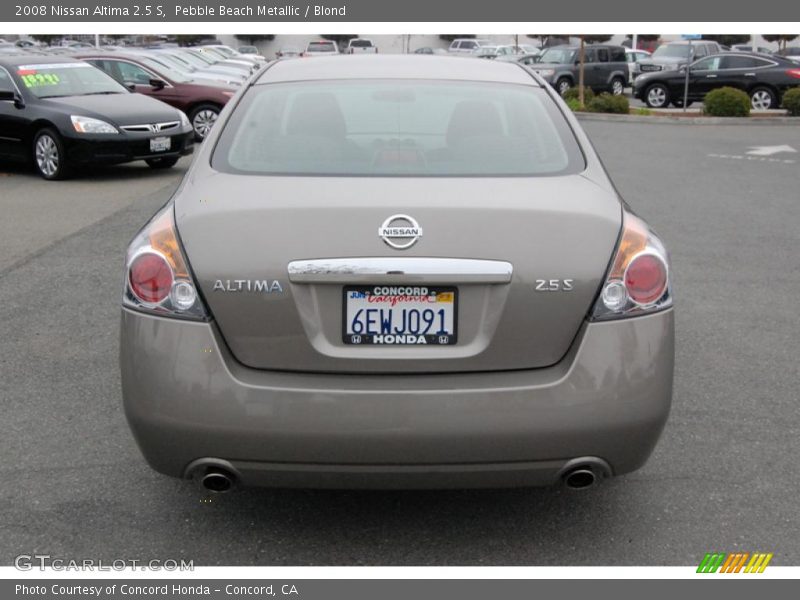 Pebble Beach Metallic / Blond 2008 Nissan Altima 2.5 S