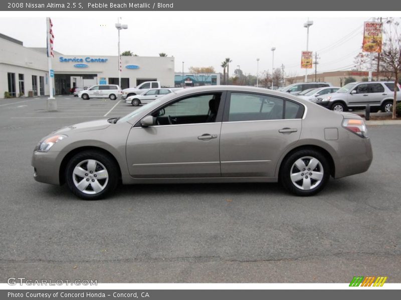Pebble Beach Metallic / Blond 2008 Nissan Altima 2.5 S