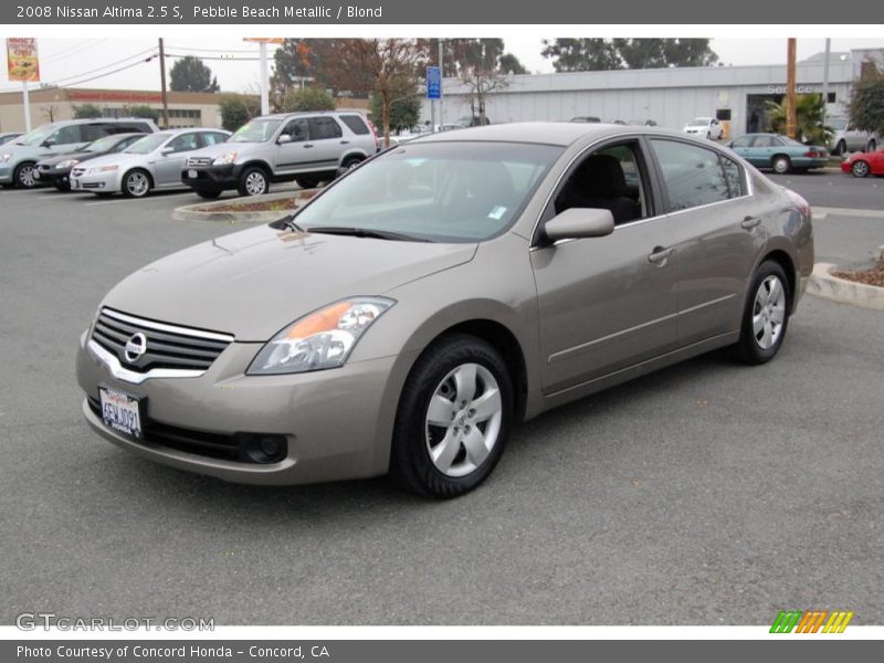 Pebble Beach Metallic / Blond 2008 Nissan Altima 2.5 S