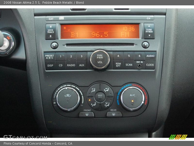 Pebble Beach Metallic / Blond 2008 Nissan Altima 2.5 S