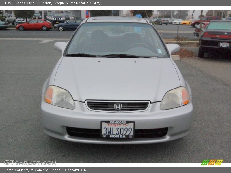 Vogue Silver Metallic / Gray 1997 Honda Civic EX Sedan