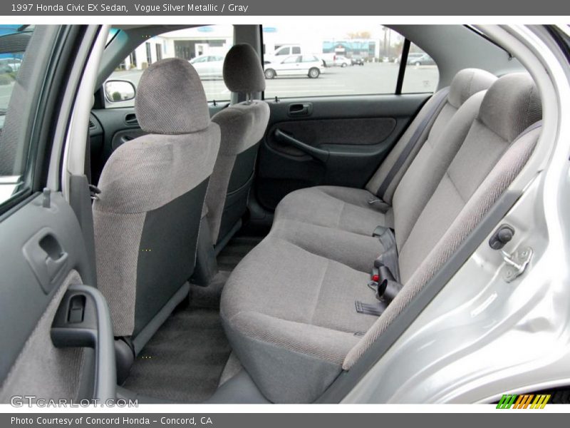 Vogue Silver Metallic / Gray 1997 Honda Civic EX Sedan