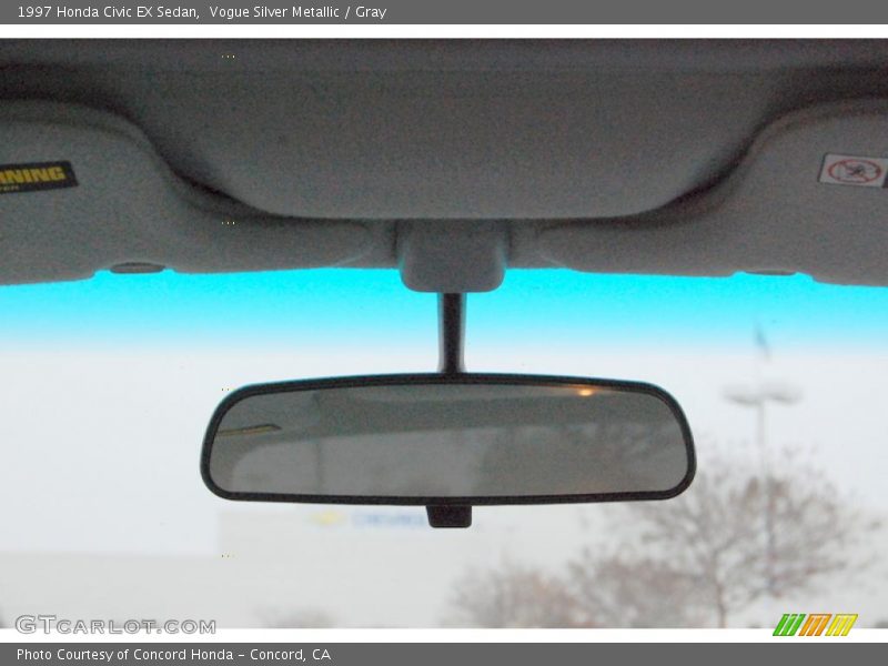Vogue Silver Metallic / Gray 1997 Honda Civic EX Sedan