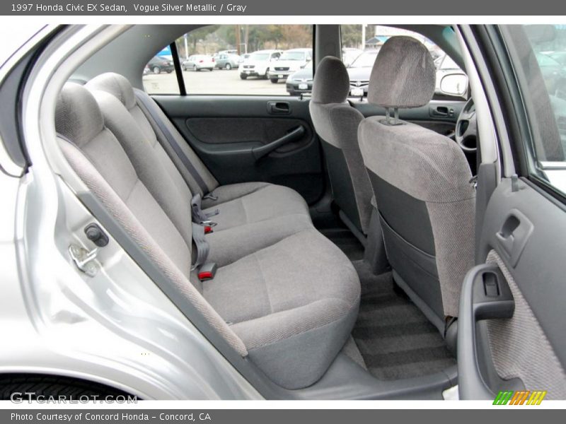 Vogue Silver Metallic / Gray 1997 Honda Civic EX Sedan
