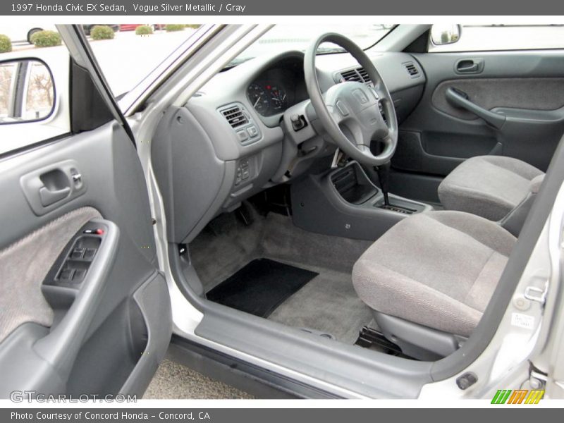 Vogue Silver Metallic / Gray 1997 Honda Civic EX Sedan