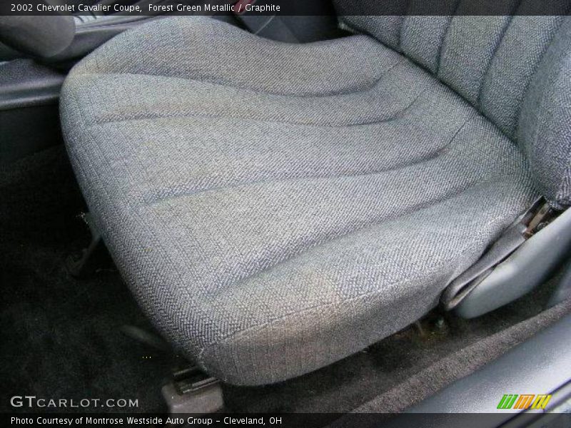 Forest Green Metallic / Graphite 2002 Chevrolet Cavalier Coupe