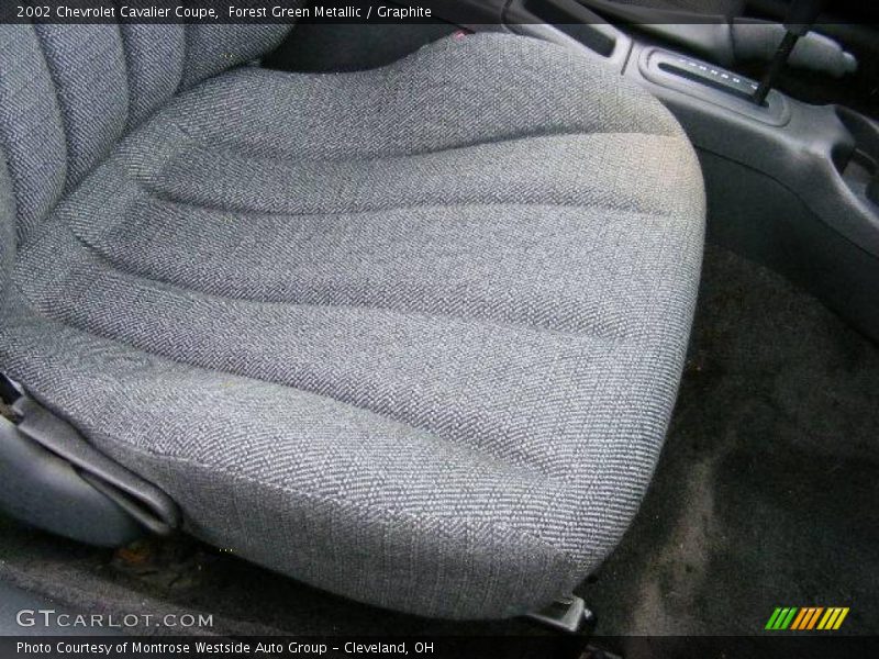 Forest Green Metallic / Graphite 2002 Chevrolet Cavalier Coupe