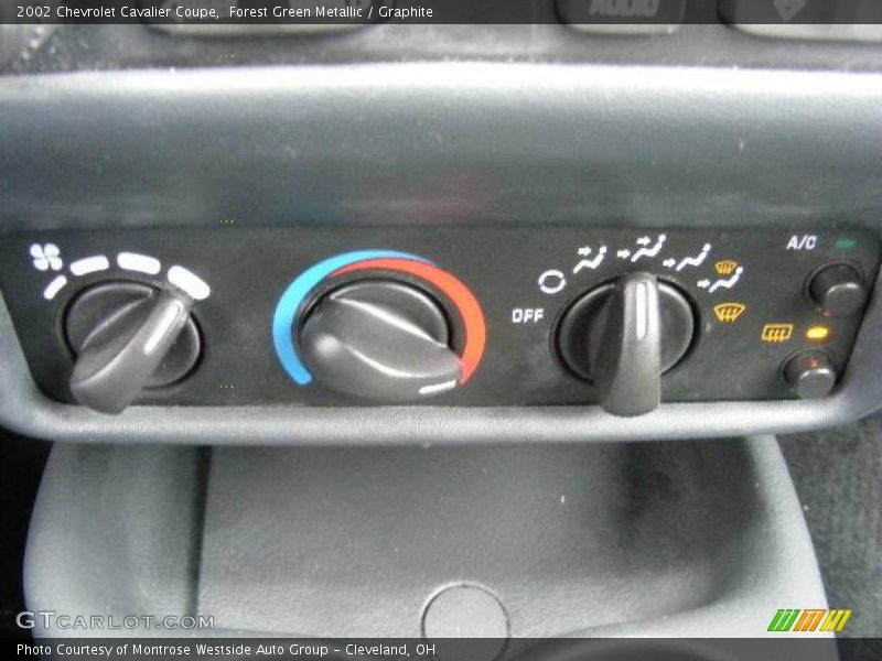Forest Green Metallic / Graphite 2002 Chevrolet Cavalier Coupe