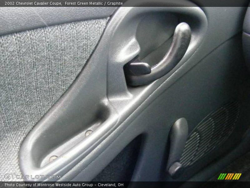 Forest Green Metallic / Graphite 2002 Chevrolet Cavalier Coupe