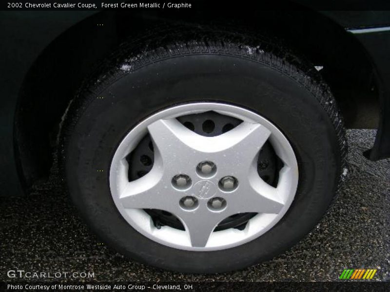Forest Green Metallic / Graphite 2002 Chevrolet Cavalier Coupe