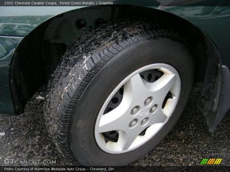 Forest Green Metallic / Graphite 2002 Chevrolet Cavalier Coupe