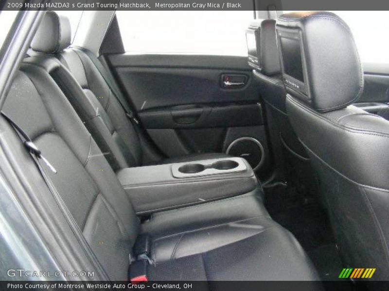 Metropolitan Gray Mica / Black 2009 Mazda MAZDA3 s Grand Touring Hatchback