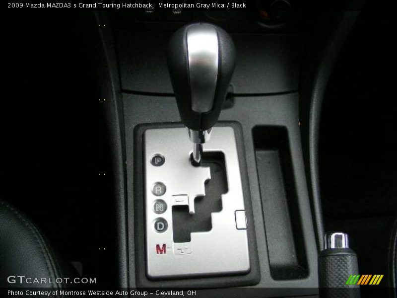 Metropolitan Gray Mica / Black 2009 Mazda MAZDA3 s Grand Touring Hatchback