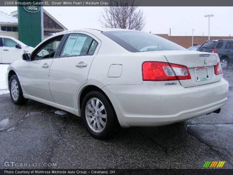 Dover White Pearl / Medium Gray 2009 Mitsubishi Galant ES
