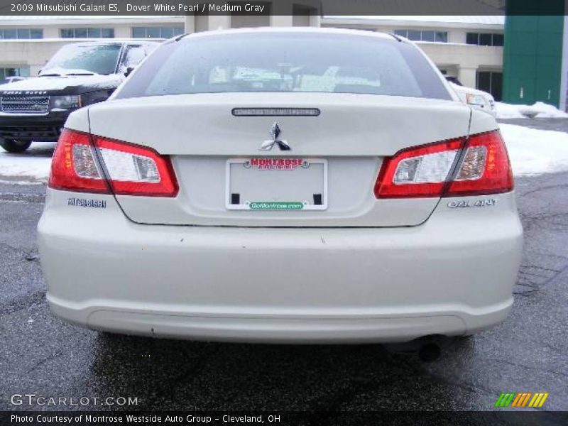 Dover White Pearl / Medium Gray 2009 Mitsubishi Galant ES