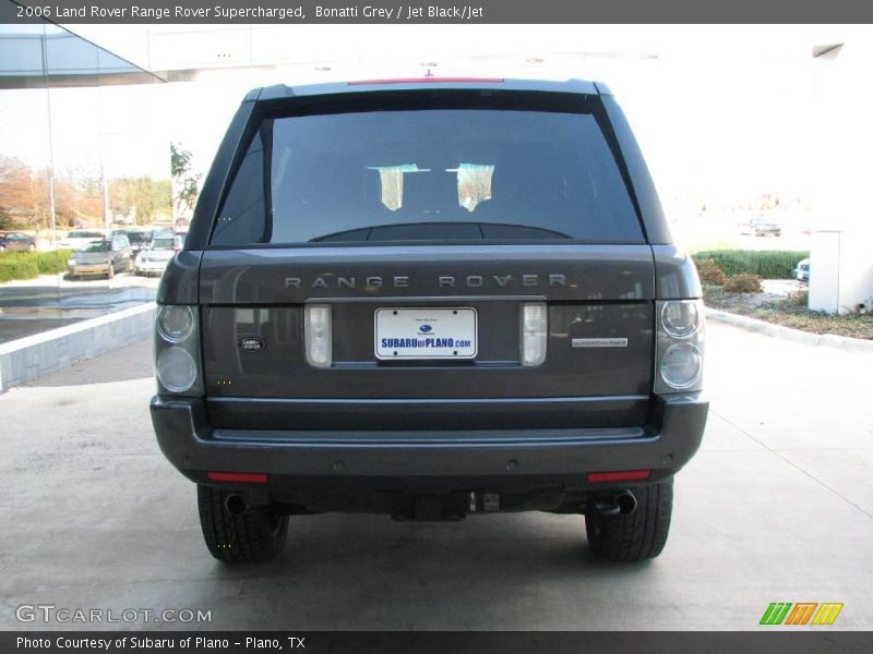 Bonatti Grey / Jet Black/Jet 2006 Land Rover Range Rover Supercharged