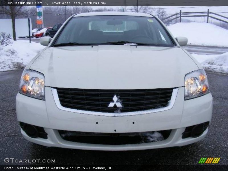 Dover White Pearl / Medium Gray 2009 Mitsubishi Galant ES