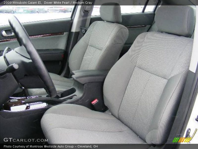 Dover White Pearl / Medium Gray 2009 Mitsubishi Galant ES