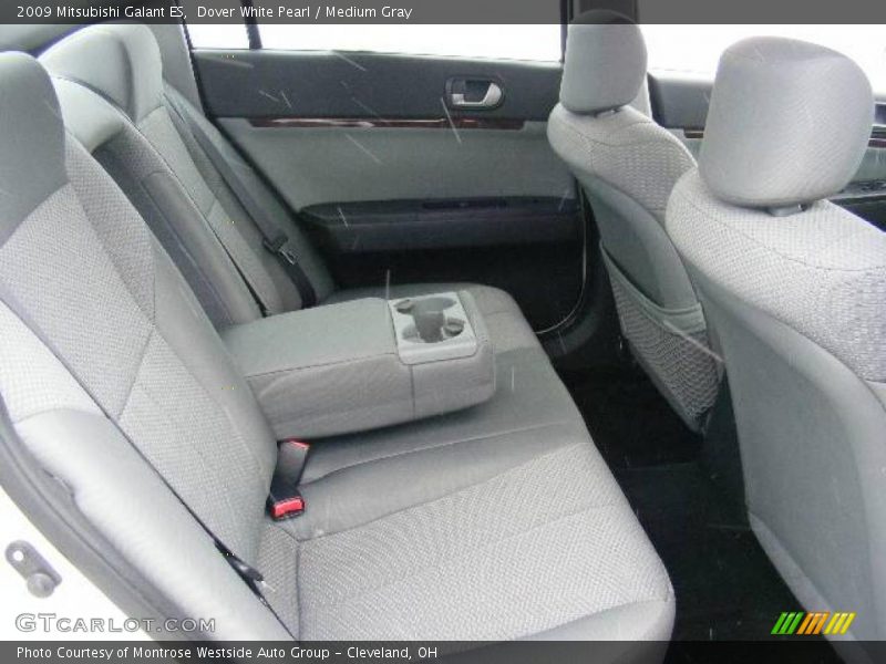Dover White Pearl / Medium Gray 2009 Mitsubishi Galant ES