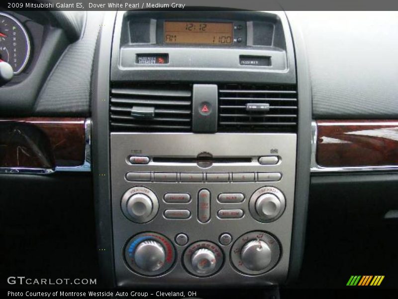 Dover White Pearl / Medium Gray 2009 Mitsubishi Galant ES