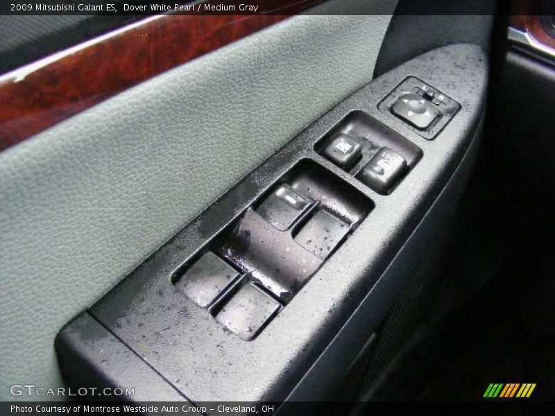 Dover White Pearl / Medium Gray 2009 Mitsubishi Galant ES