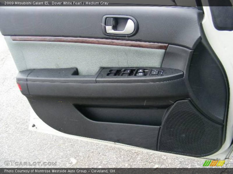 Dover White Pearl / Medium Gray 2009 Mitsubishi Galant ES