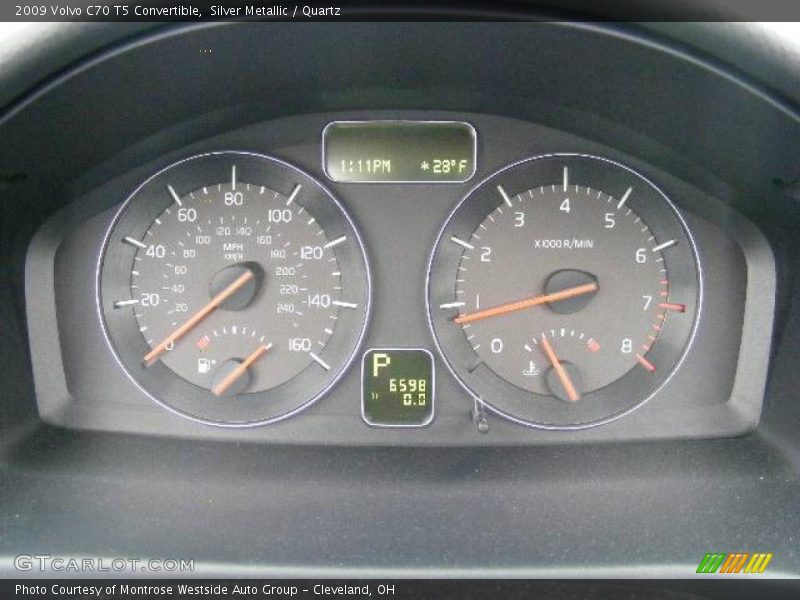 Silver Metallic / Quartz 2009 Volvo C70 T5 Convertible