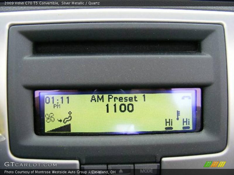 Silver Metallic / Quartz 2009 Volvo C70 T5 Convertible