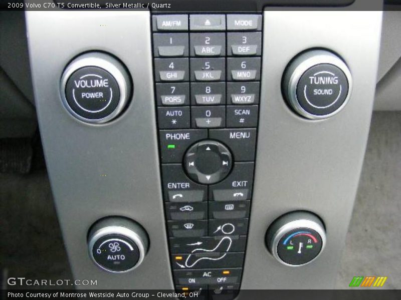 Silver Metallic / Quartz 2009 Volvo C70 T5 Convertible