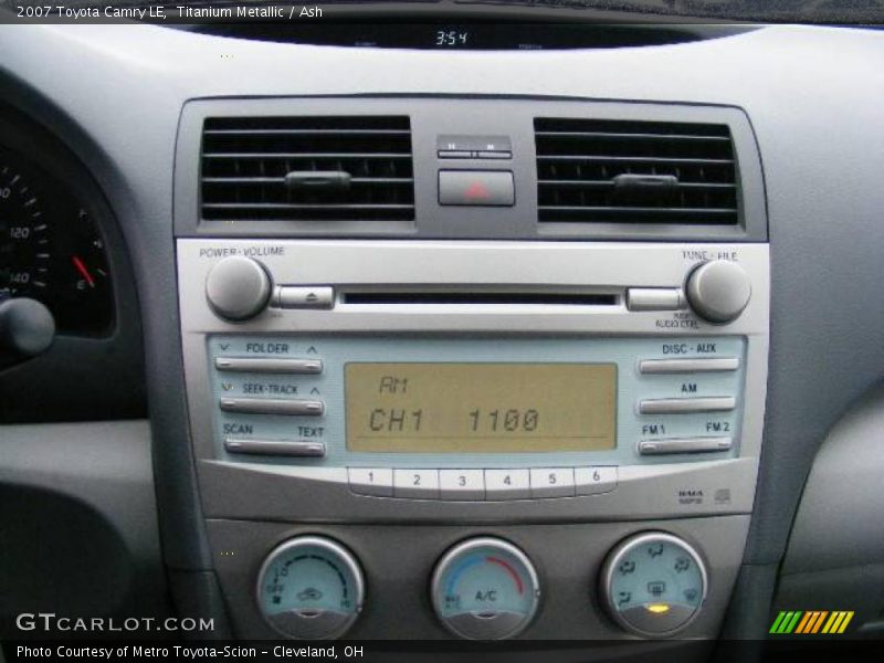 Titanium Metallic / Ash 2007 Toyota Camry LE