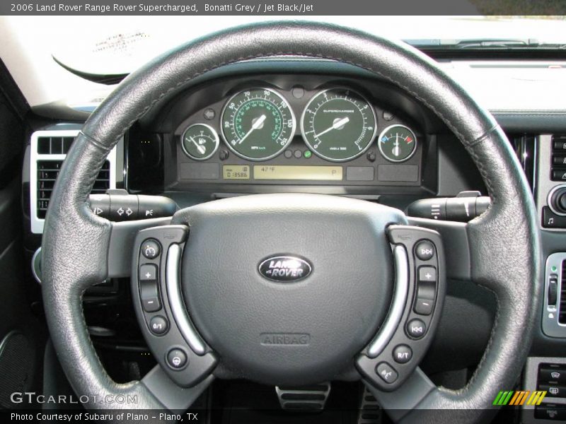 Bonatti Grey / Jet Black/Jet 2006 Land Rover Range Rover Supercharged