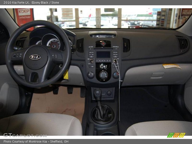 Ebony Black / Stone 2010 Kia Forte LX