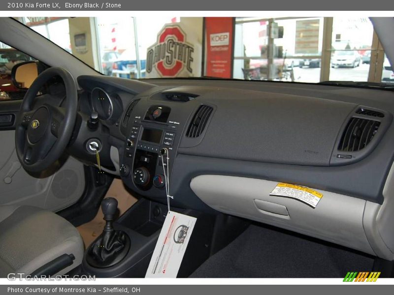 Ebony Black / Stone 2010 Kia Forte LX