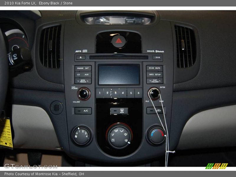 Ebony Black / Stone 2010 Kia Forte LX