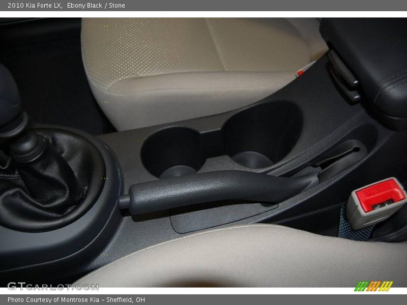 Ebony Black / Stone 2010 Kia Forte LX
