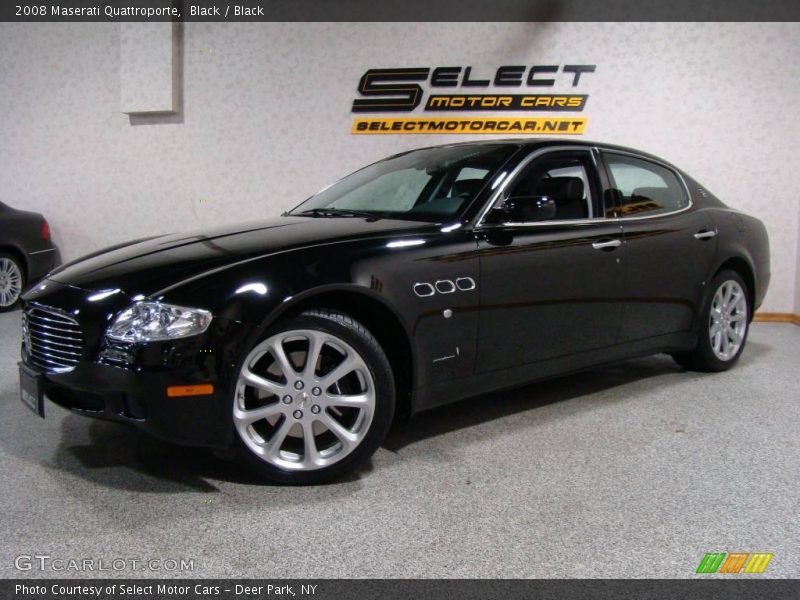 Black / Black 2008 Maserati Quattroporte