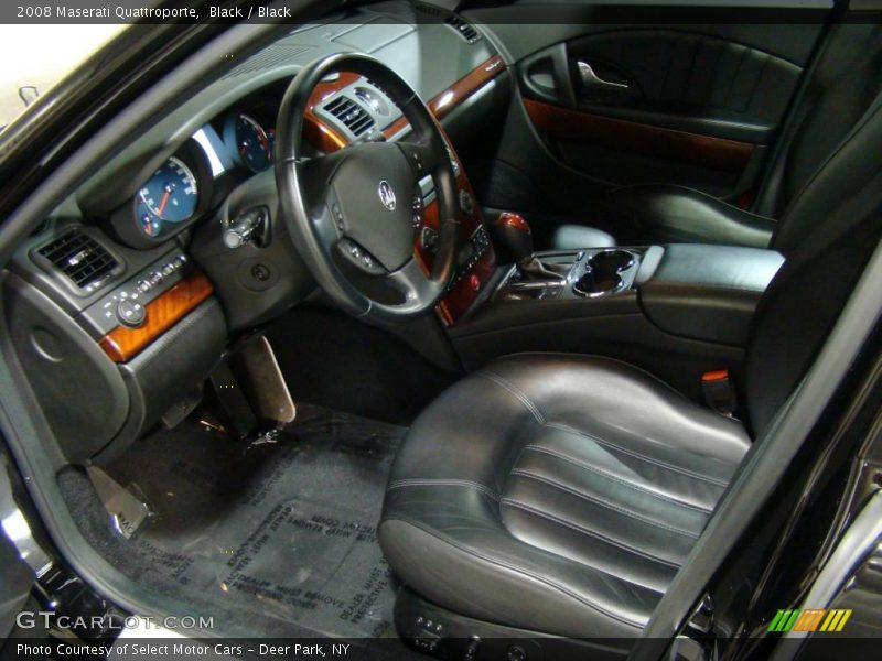 Black / Black 2008 Maserati Quattroporte