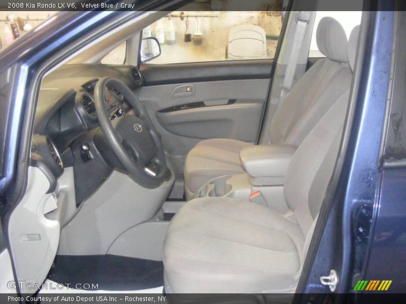 Velvet Blue / Gray 2008 Kia Rondo LX V6