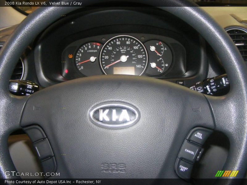 Velvet Blue / Gray 2008 Kia Rondo LX V6