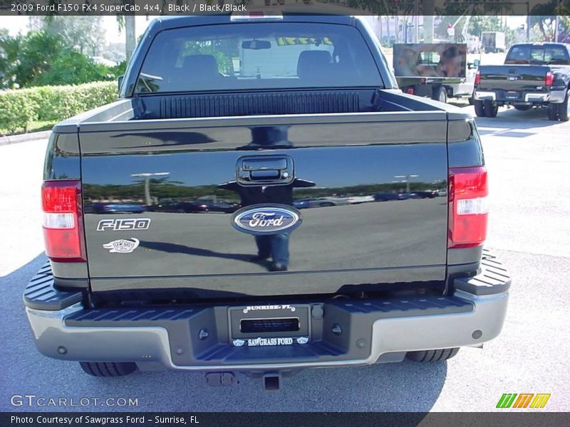 Black / Black/Black 2009 Ford F150 FX4 SuperCab 4x4