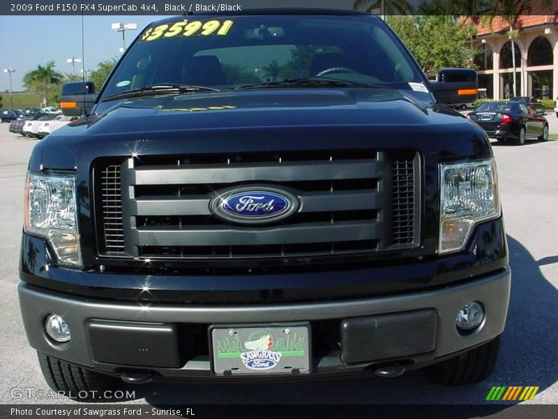Black / Black/Black 2009 Ford F150 FX4 SuperCab 4x4
