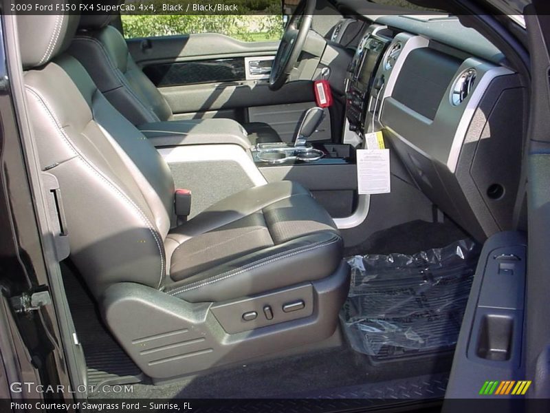 Black / Black/Black 2009 Ford F150 FX4 SuperCab 4x4