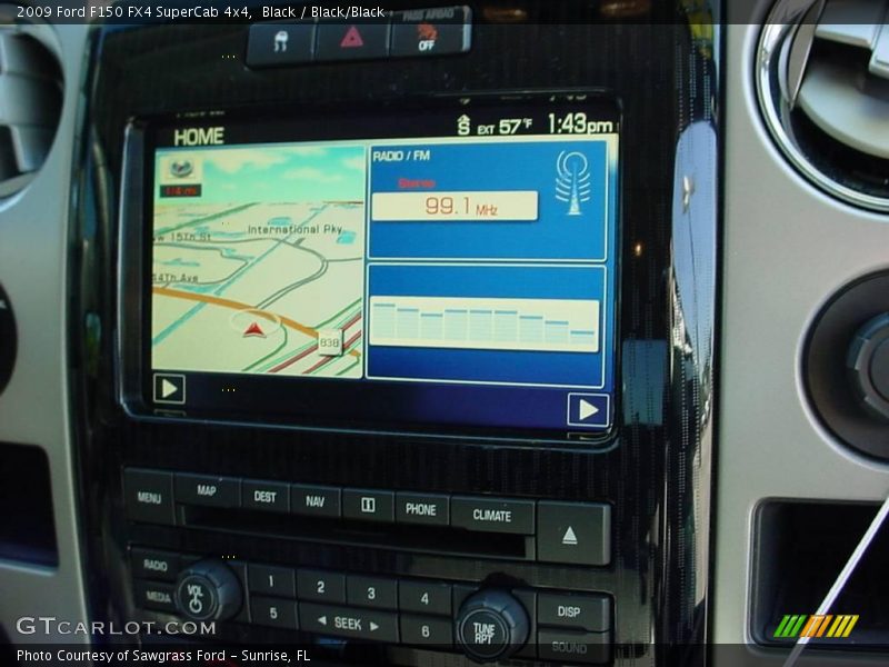 Black / Black/Black 2009 Ford F150 FX4 SuperCab 4x4