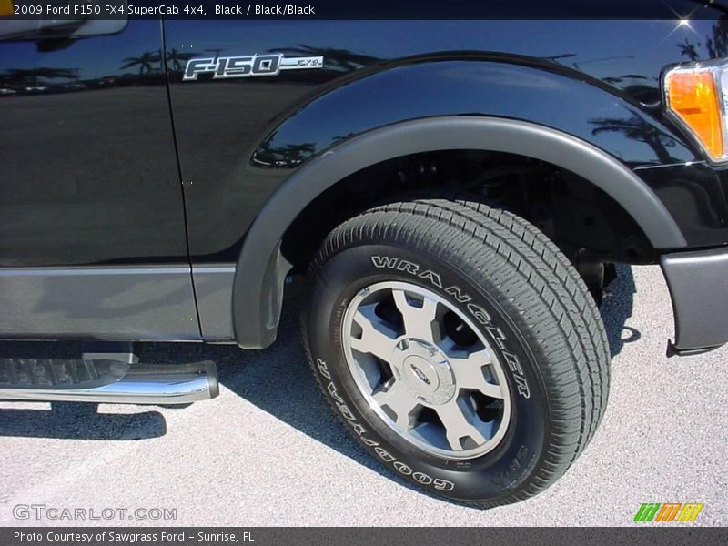 Black / Black/Black 2009 Ford F150 FX4 SuperCab 4x4