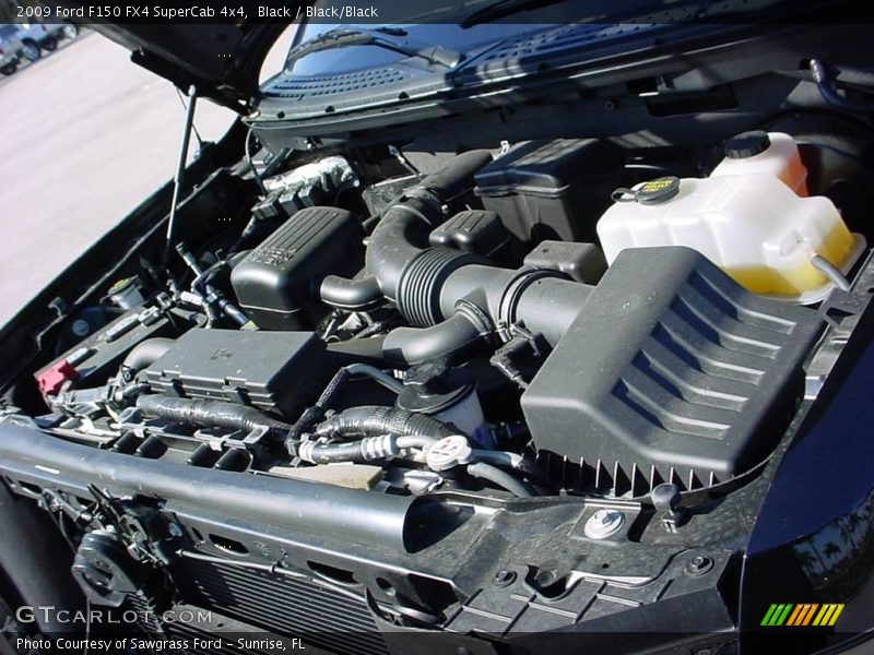 Black / Black/Black 2009 Ford F150 FX4 SuperCab 4x4