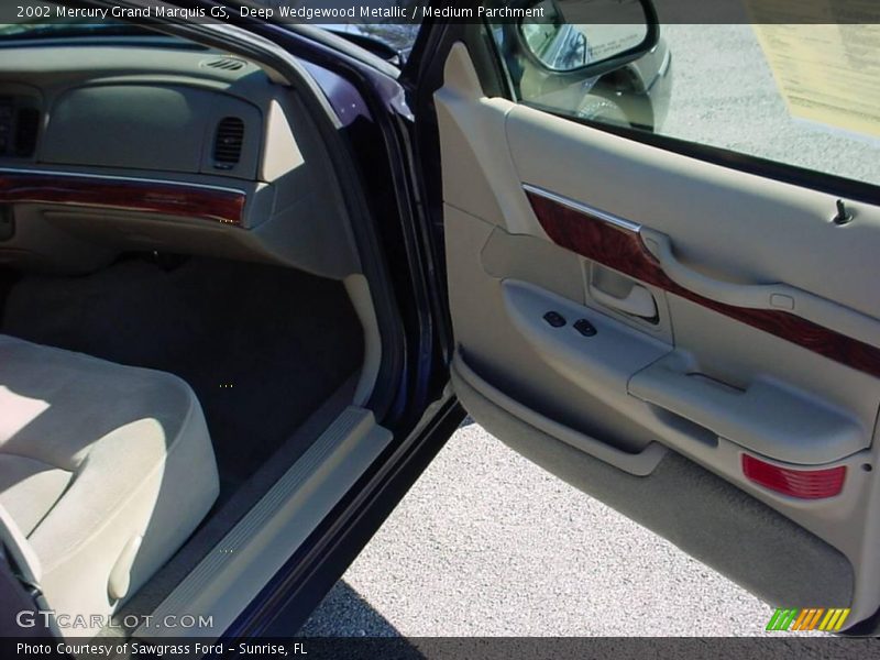 Deep Wedgewood Metallic / Medium Parchment 2002 Mercury Grand Marquis GS