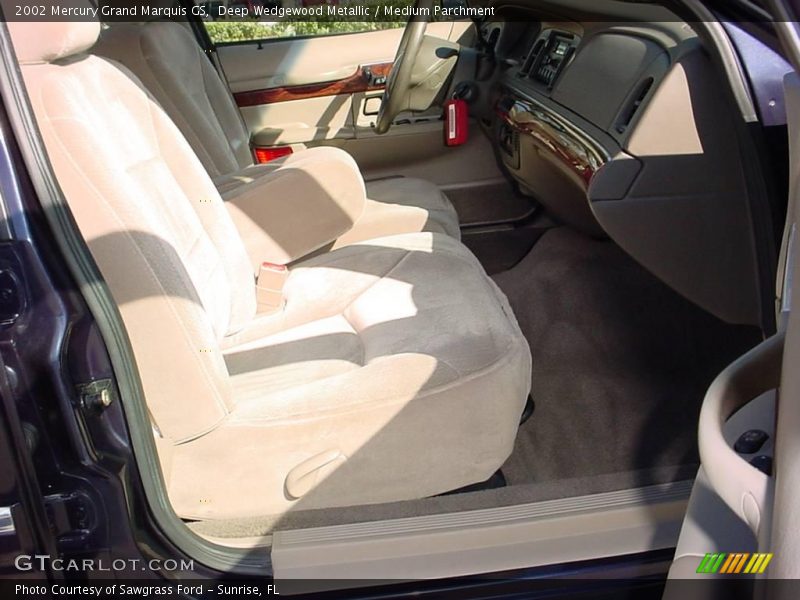 Deep Wedgewood Metallic / Medium Parchment 2002 Mercury Grand Marquis GS
