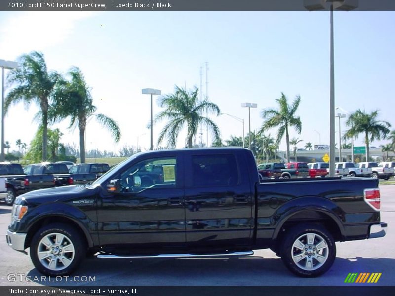 Tuxedo Black / Black 2010 Ford F150 Lariat SuperCrew