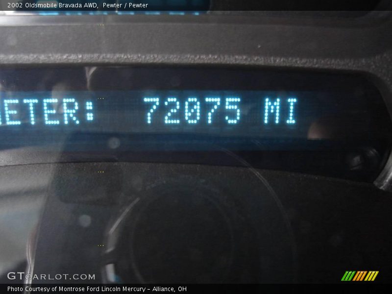 Pewter / Pewter 2002 Oldsmobile Bravada AWD