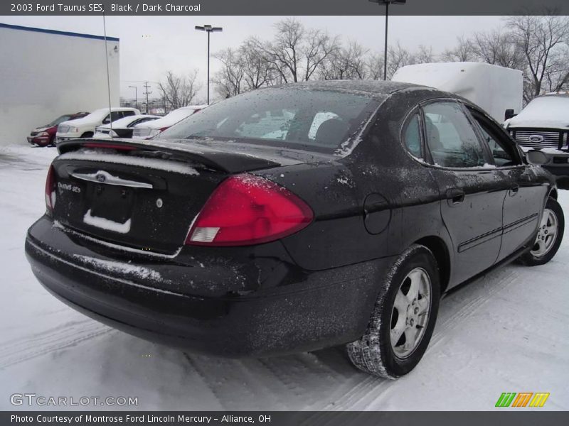 Black / Dark Charcoal 2003 Ford Taurus SES